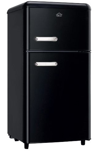 Frigorifero Doppia Porta Linea Retro 100 Lt Nero
