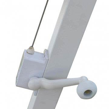 Ombrellone 3x3 m in alluminio con telo poliestere 235 gr