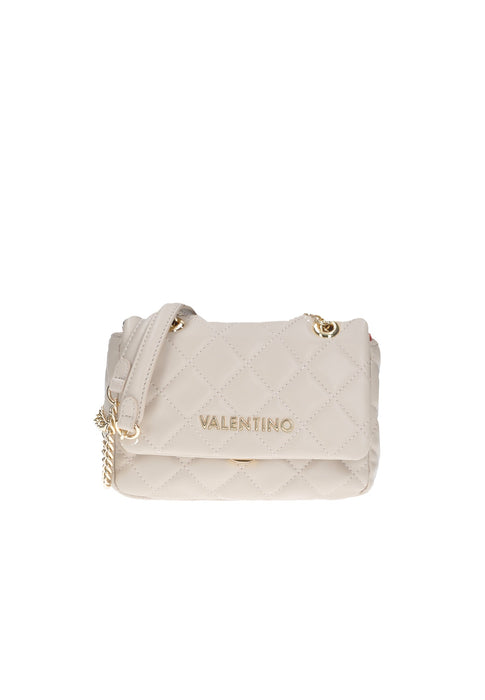 Valentino Bags Ocarina Borsa A Tracolla In Ecopelle Con Chiusura A Patta E Logo Frontale Esclusiva 18x14x8 cm