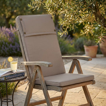 Cuscino sfoderabile idrorepellente in poliestere 113x49 cm spessore 4