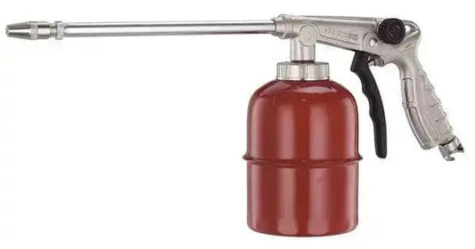 Pistola lavaggio nafta PISTOLA LAVAG.NIC.26/B(AH0702001A) con serbatoio in acciaio rosso e finitura nichelata, attacco 11/A, modello 26/B TN