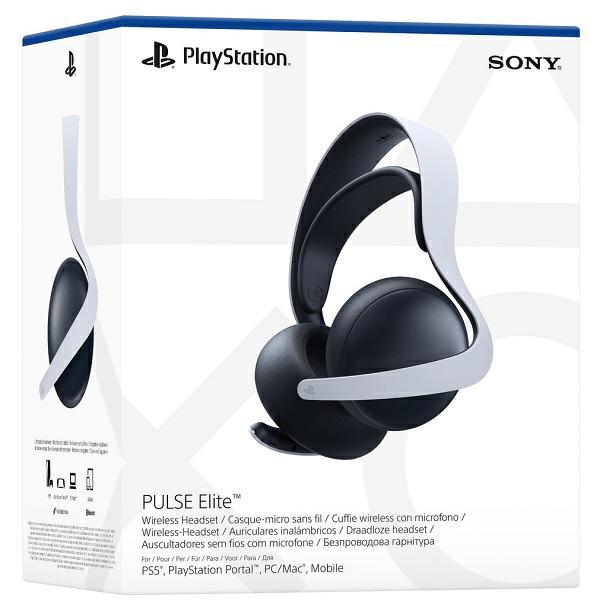 SONY PS5 CUFFIE Wireless CON MICROFONO PULSE ELITE Bianco IT