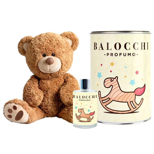BALOCCHI COFANETTO ACQUA PROFUMATA 100 ML + ORSETTO RINO