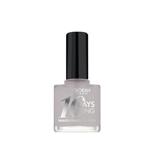 Smalto trasparente Deborah Milano 10 Days Long Base, bottiglia con smalto lunga durata, applicazione semplice, tenuta estrema, SKU: 008148