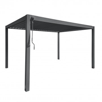 Pergola bioclimatica 3x4 in alluminio con lamelle orientabili