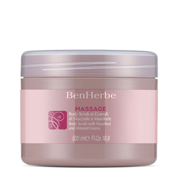 BENHERBE MASSAGE BODY SCRUB GRANULIDI NOCCIOLE E MANDORLE 500 ML