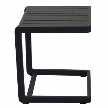 Tavolino quadrato alluminio verniciato 40x40 cm altezza 45 cm