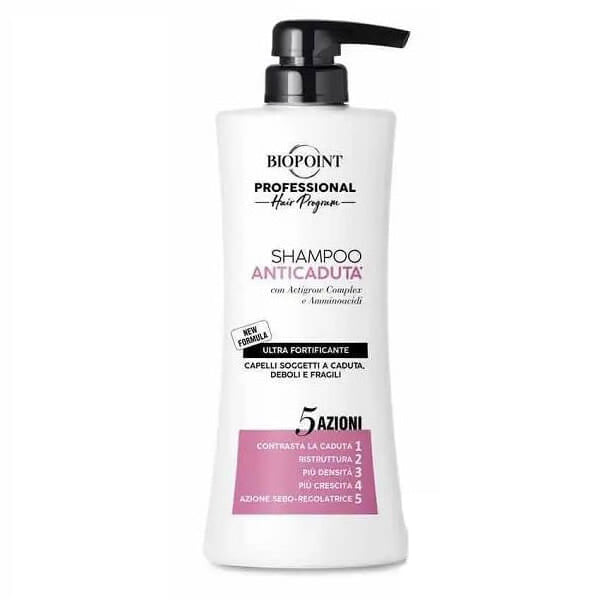 BIOPOINT PROFESSIONAL ANTICADUTA SHAMPOO DONNA 5 AZIONI 400 ML