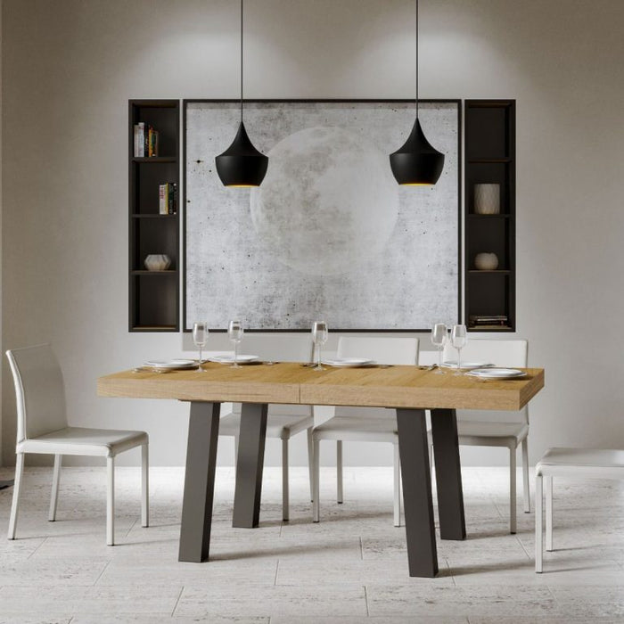 Table extensible Bridge P. 90-Structure Anthracite