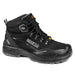 Scarpa Sparco Dell S7 in nabuck idrorepellente nero, con puntale amagnetico e suola antiscivolo. Misure disponibili 39-46.
