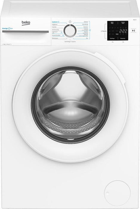 Beko Lavatrice 8kg Energy Spin A Inverter Vapore 1200giri Bmwu3821w