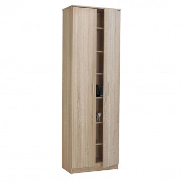 Mobile 2 Ante Quercia Chiaro 60x33x192h cm