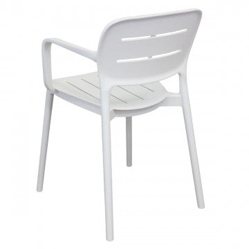 Poltrona impilabile in polipropilene 52,5x53x79 cm peso 4,3 kg