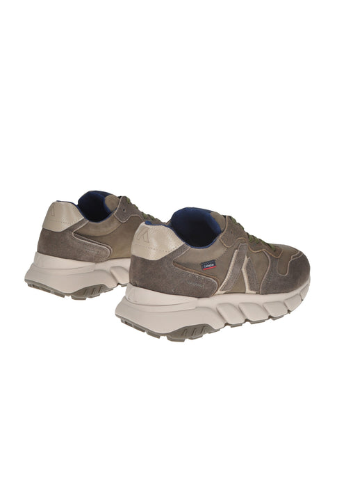 Callaghan Bukaro Sneaker In Camoscio E Tessuto Con Laccio Sottopiede Imbottito In Pelle Fondo Gomma Con Para Alta 4 Cm