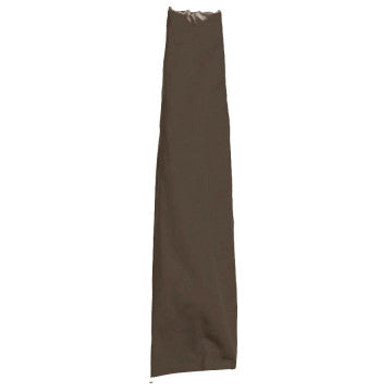 Copertura ombrellone poliestere taupe 250 gr con cerniera e carrucola