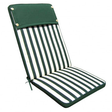 Cuscino poliestere sfoderabile idrorepellente 115x46 cm spessore 4