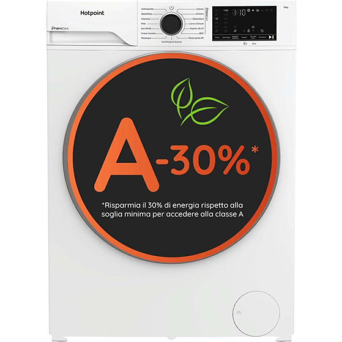 Lavatrice Hotpoint 10kg Vapore 1400 Giri Classe A