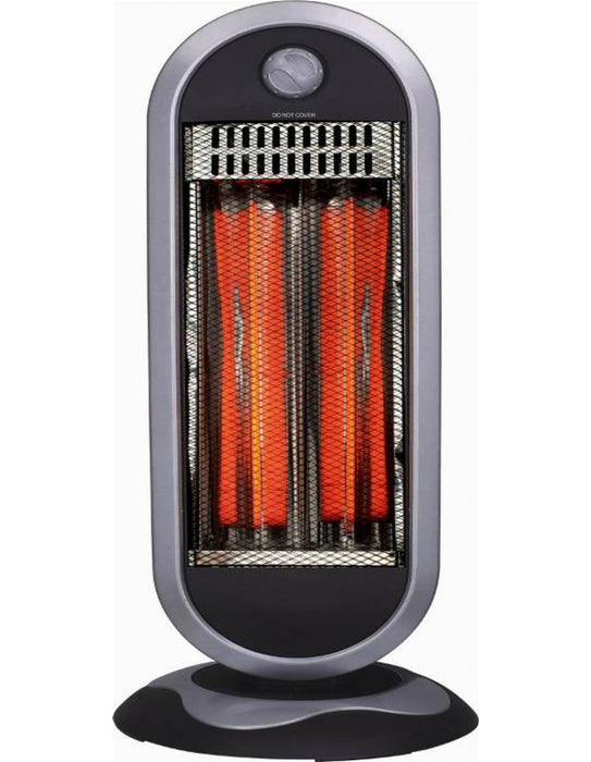 Stufa Oscillante Carbonio 450/900W Nero Grigio