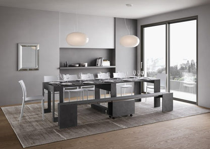 Itamoby Consolle Evolve Allungabile con Panca Integrata