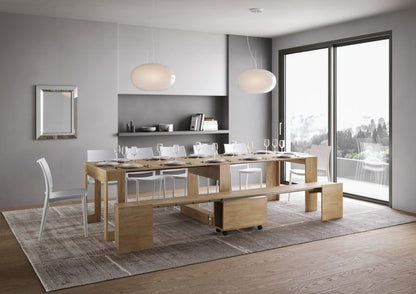 Itamoby Consolle Evolve Allungabile con Panca Integrata