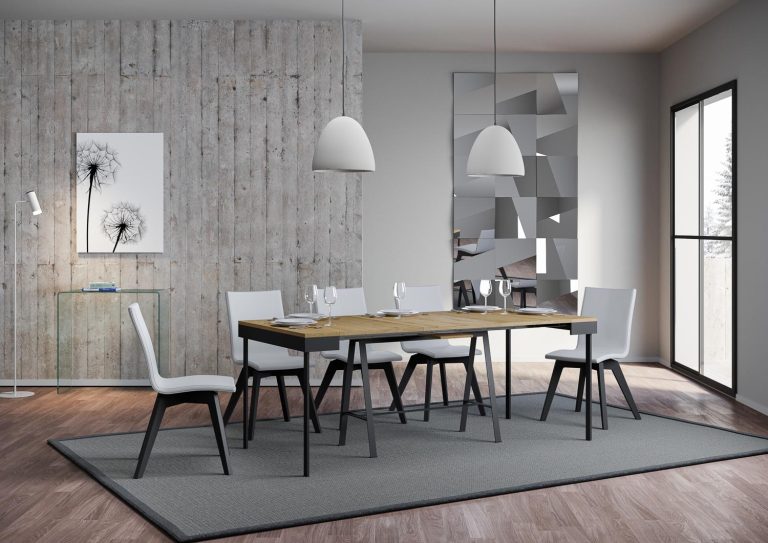 Consolle Allungabile Banco Evolution con Telaio Antracite