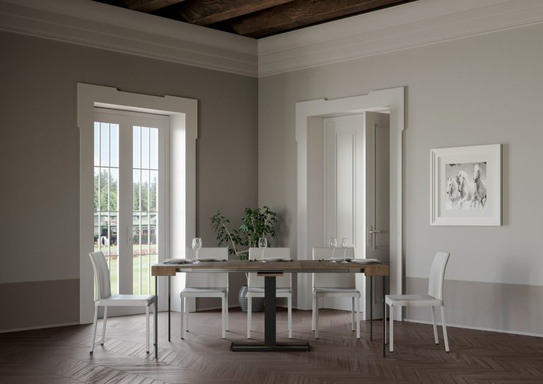 Consolle allungabile Capital in Antracite con Telaio Robustissimo