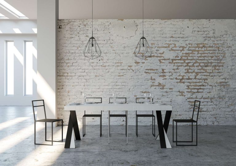 Consolle Allungabile Diago in Metallo Antracite