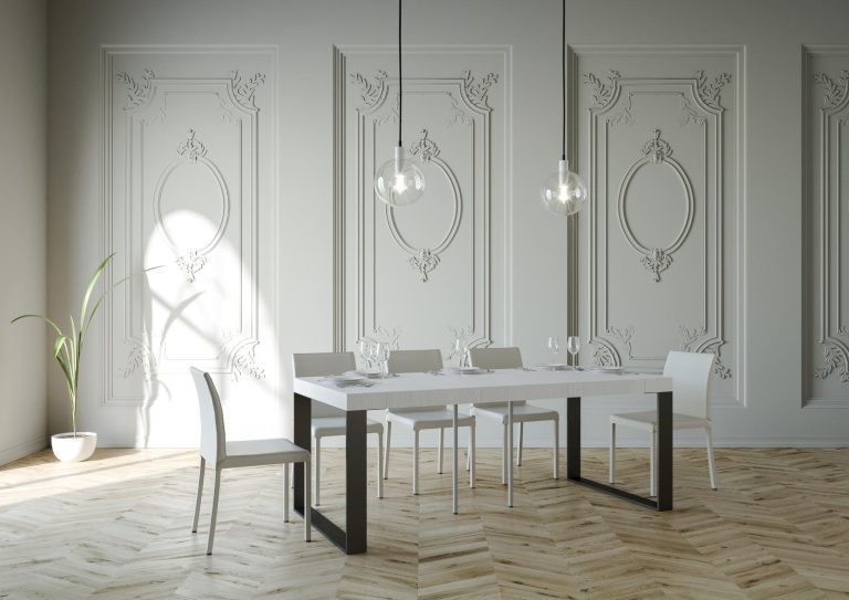 Consolle Estensibile Elettra Premium Antracite con Struttura Robusta e Elegante