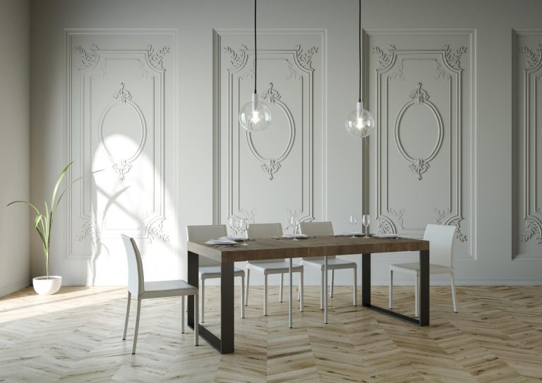 Consolle Estensibile Elettra Premium Antracite con Struttura Robusta e Elegante