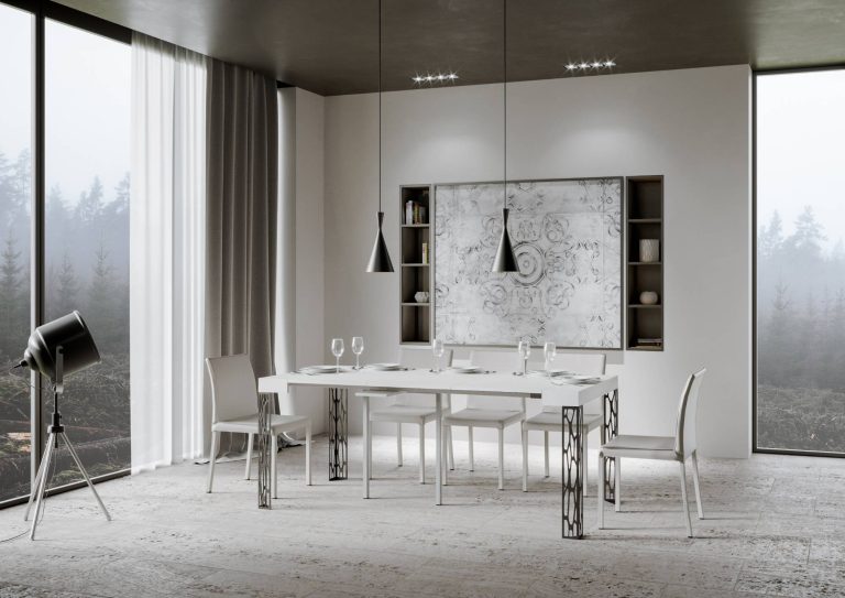 Consolle Estensibile Ghibli con Struttura in Antracite