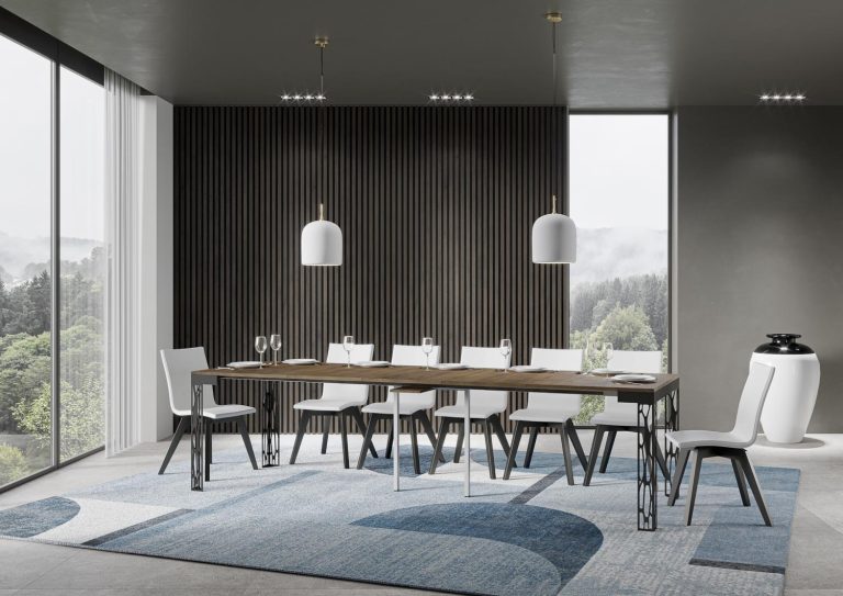 Consolle Estensibile Ghibli Evolution con Struttura in Ferro Antracite