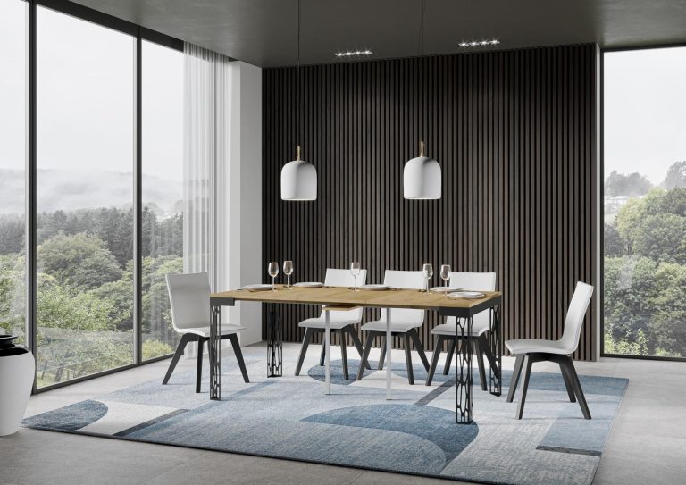 Consolle Estensibile Ghibli Evolution con Struttura in Ferro Antracite