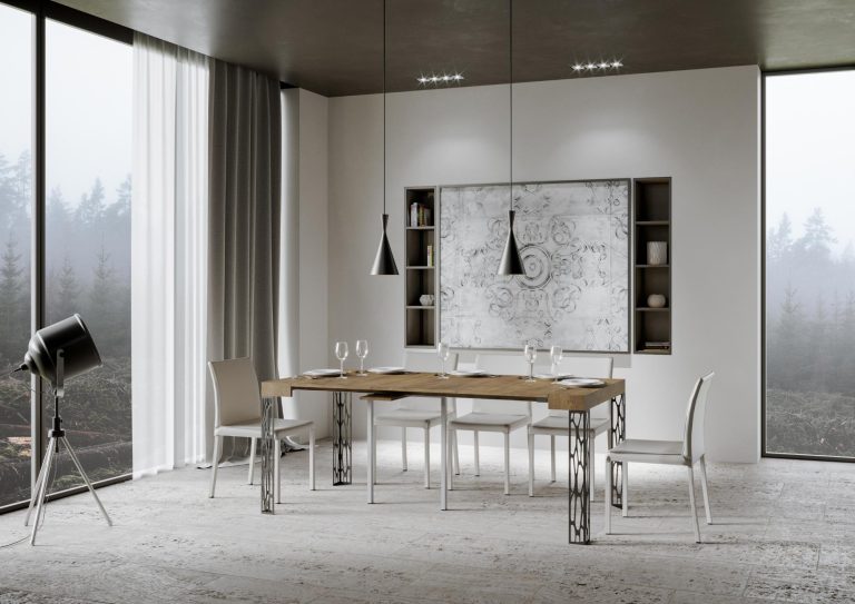 Consolle Estensibile Ghibli con Struttura in Antracite