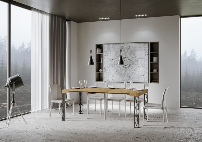 Consolle Estensibile Ghibli con Struttura in Antracite