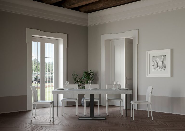 Consolle allungabile Capital in Antracite con Telaio Robustissimo