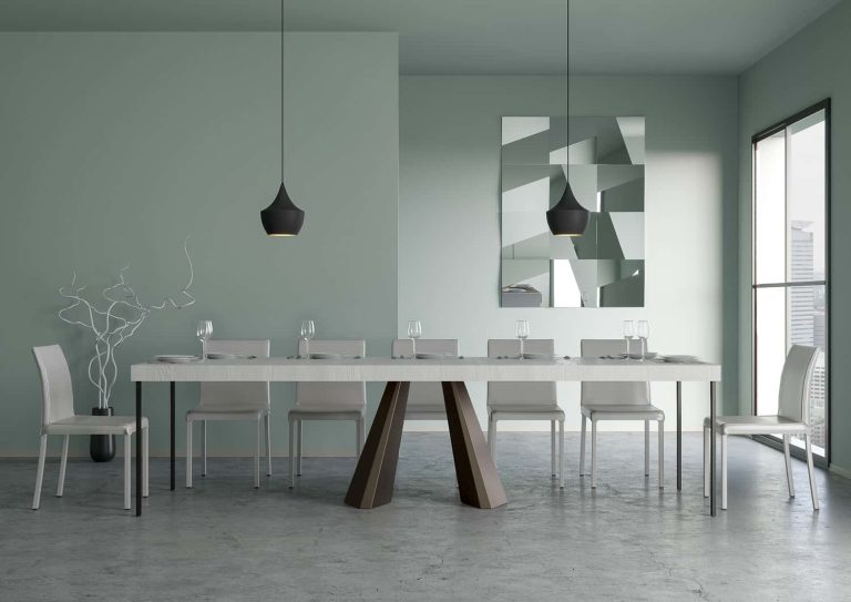 Consolle Allungabile Diamante Orso con Struttura in Ferro