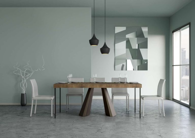 Consolle Allungabile Diamante Orso con Struttura in Ferro