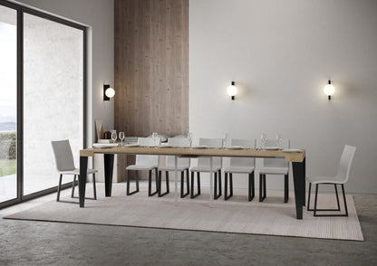 Itamoby Consolle Allungabile Flame con Struttura Antracite