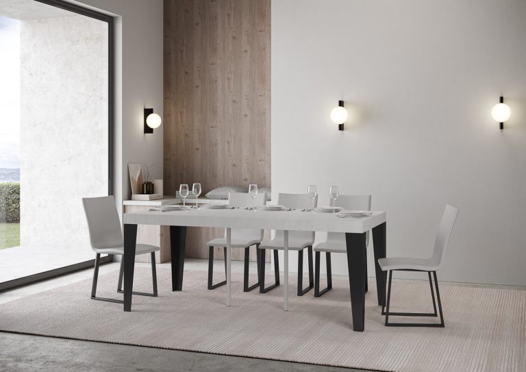 Consolle Allungabile Flame con Struttura Antracite