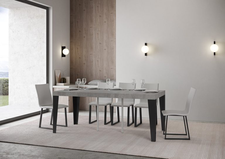 Consolle Allungabile Flame con Struttura Antracite