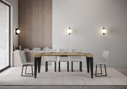 Itamoby Consolle Allungabile Flame con Struttura Antracite