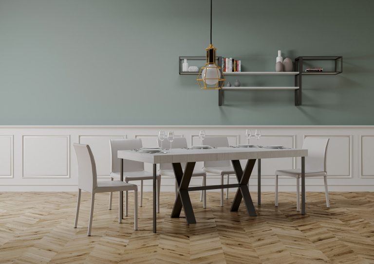 Consolle allungabile Xenia con Telaio Antracite