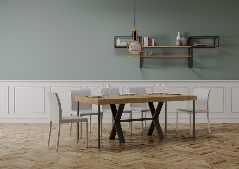 Consolle allungabile Xenia con Telaio Antracite