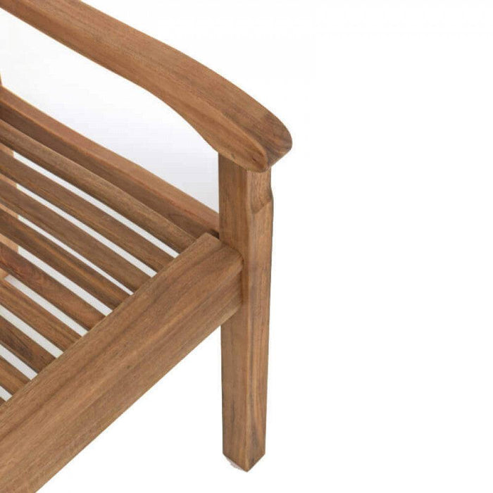 Panca 2 Posti Legno Acacia Massiccio 120x62x88h cm Marrone