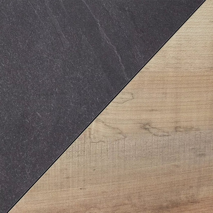 Alien Report Sideboard – Birnbaumholz/Schiefer, 79,2 x 43 x 86 cm, Made in Italy