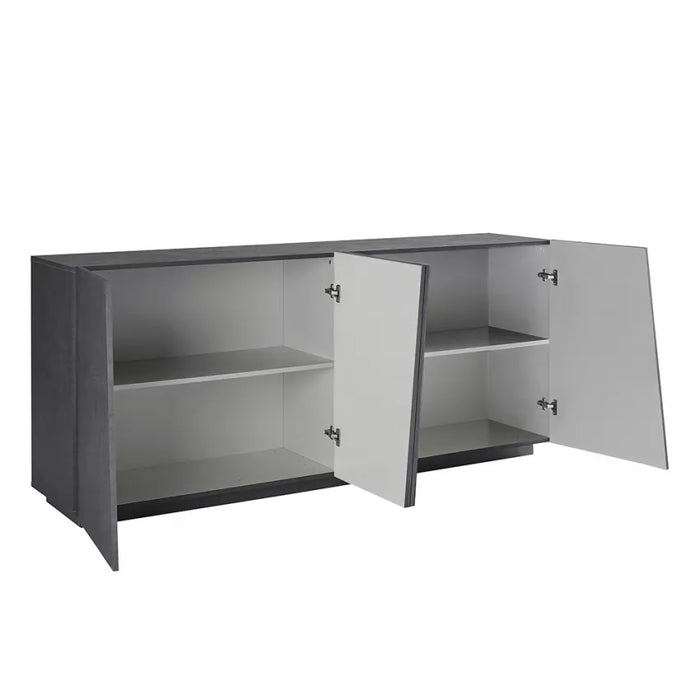 Mobile Multiuso Vega Day – Ardesia, 200 cm, 4 Ante, Made in Italy