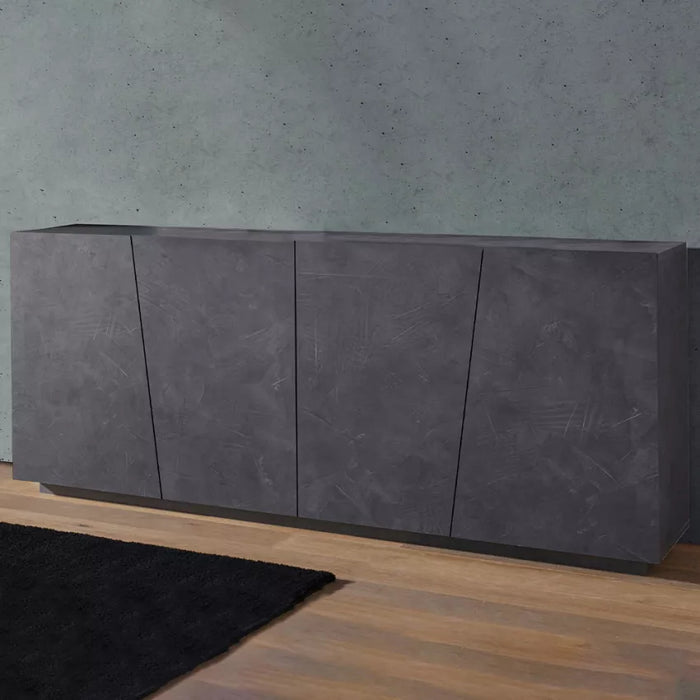 Mobile Multiuso Vega Day – Ardesia, 200 cm, 4 Ante, Made in Italy