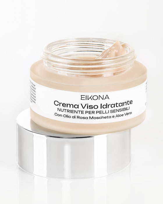 EIKONA CREMA VISO PELLISENSIBILI OLIO ROSA E ALOE VERA 50 ML