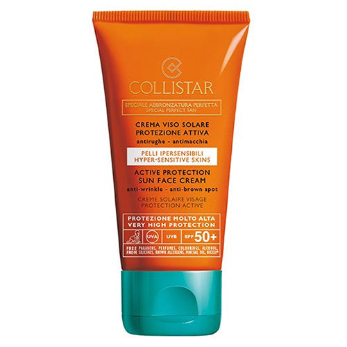 COLLISTAR CREMA VISO SOLARE PROTEZIONE ATTIVA SPF 50+ 50 ML