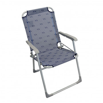 Poltrona relax con struttura alluminio 22mm e tessuto textilene